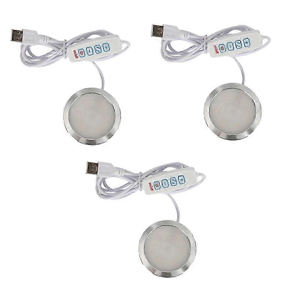 Adjustable LED Lamp Kit for DIY Models, White/Cold/Warm Light, 3-Piece Set