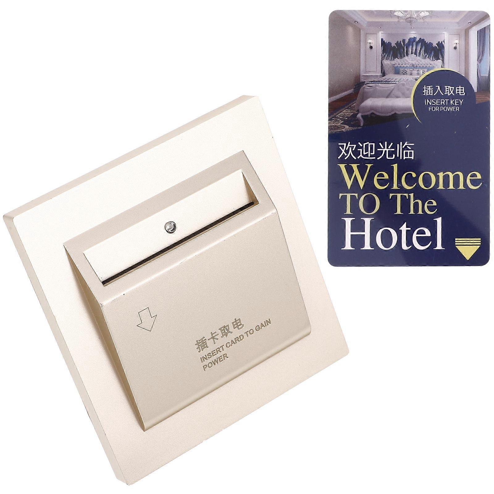 Insert Card Panel for Hotel Electricity Control Switch