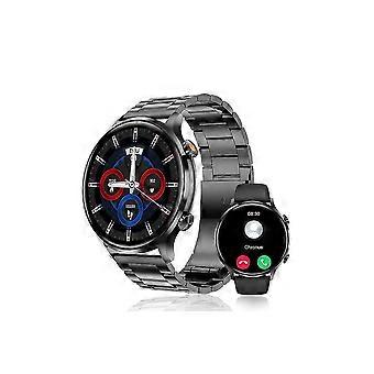 Men's Smart Watch 1.39'' Bluetooth Call, 360x360 HD, 100+ Sports Modes, IP67, Dual Straps - Black