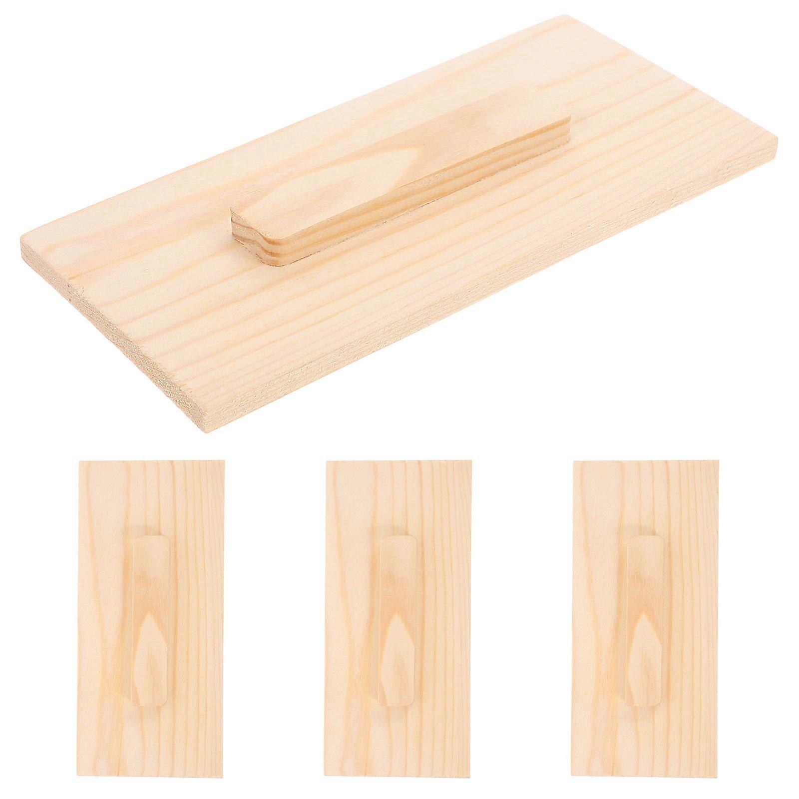 4Pcs Rectangular Mold Cover Wooden Soap Making Kit for Craft Projects