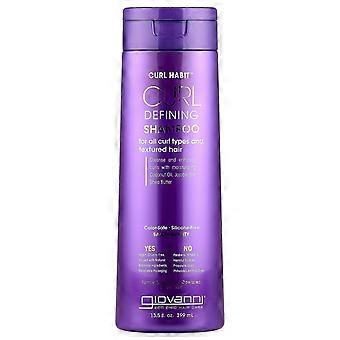 Giovanni, Curl Habit™, Curl Defining Shampoo, For All Curl Types and Textured Hair , 13.5 fl oz (399