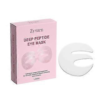 Deep Peptide Collagen Eye Masks, Hydrating & Firming Under Eye Patches for Puffiness, Fine Lines & Dry Skin, 5 Pairs/Box