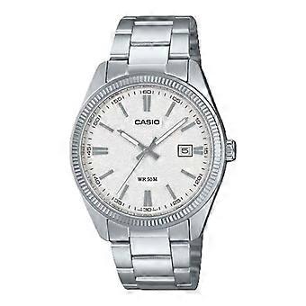 CASIO COLLECTION DATE - WHITE, MATTE DIAL