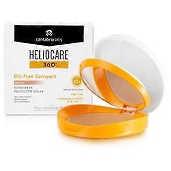 Oil-free compact sunscreen spf 50+ beige 10 g of cream