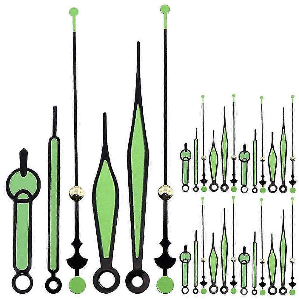 10 Sets of Repairing Clock Pointers Glowing Clock Hands Decorative Clock Set Durable Clock Making Clock Pointers