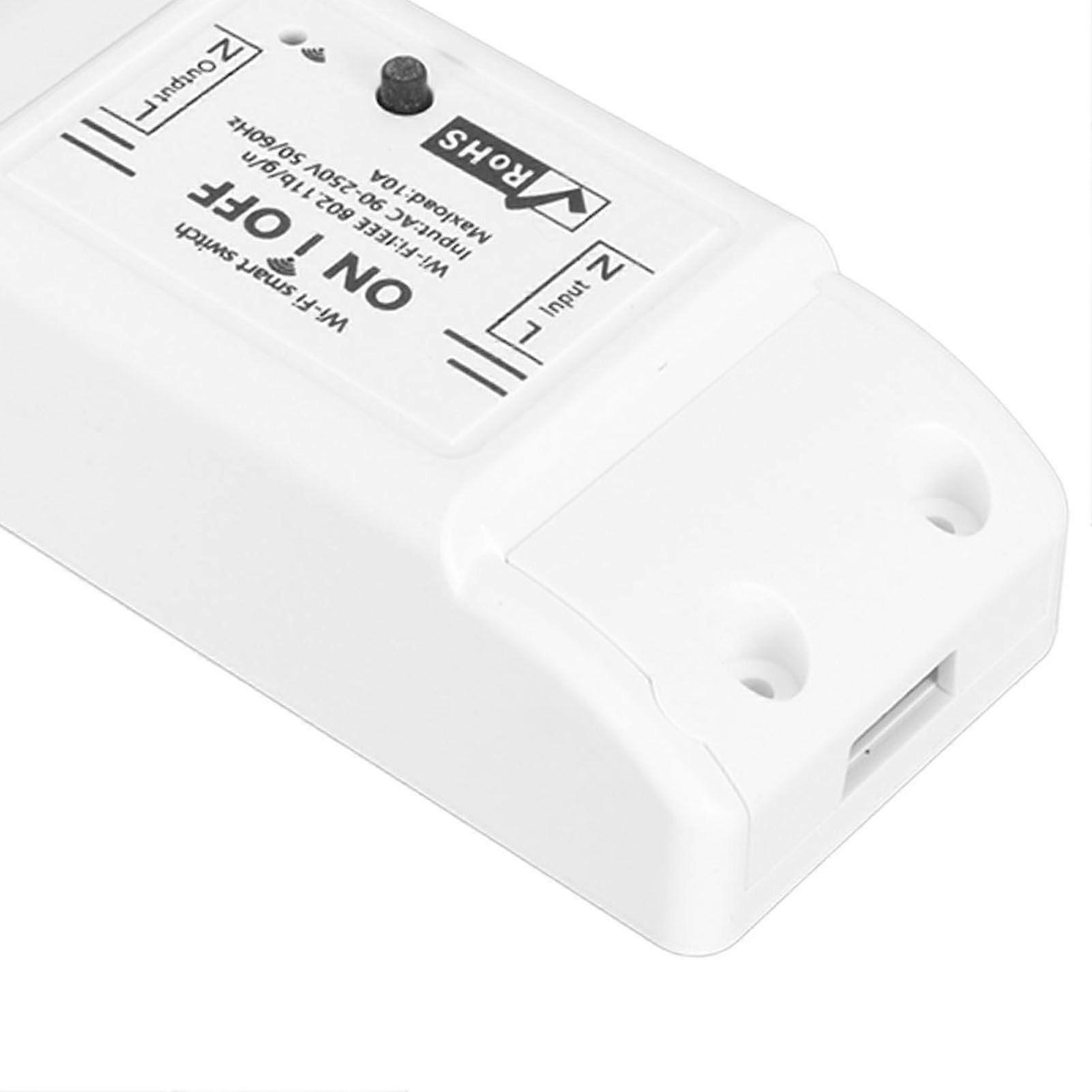 2Pcs Mini Smart WiFi Switch Voice Control Timer Function Wireless Remote Control Switch AC90?250V 10A