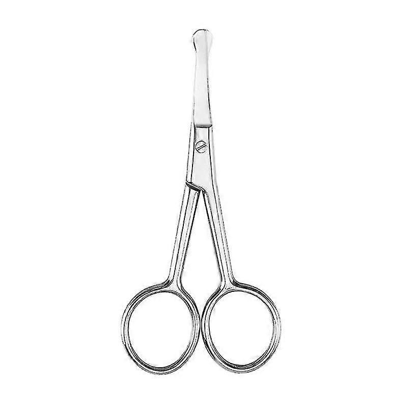 Eyebrow Trimmer Beauty Tool Scissors (silver) (3pcs)