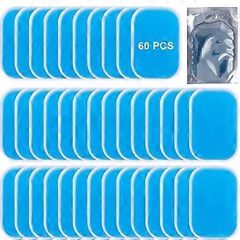 60pcs Abs Stimulator Training Replacement Gel Sheet Pads for Abdominal Muscle Trainer, Accessory for Ab Workout Toning Belt