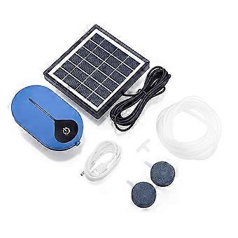 2022 New Solar Air Pump Kit Fish Tank Oxygenator USB Portable Pond Aerator with Pipe Air Stone for Outdoor Garden Fish Tank Fishing Pond