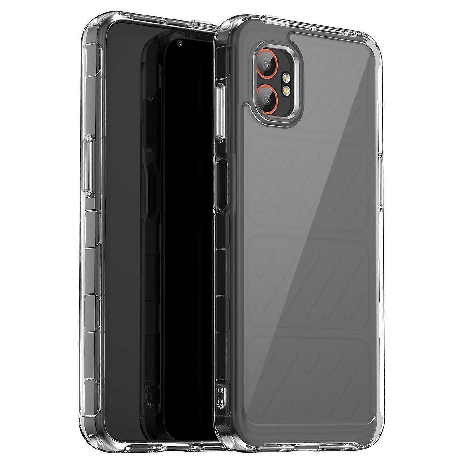For Samsung Galaxy XCover 7 Pro Colorful TPU Acrylic Protective Case Transparent