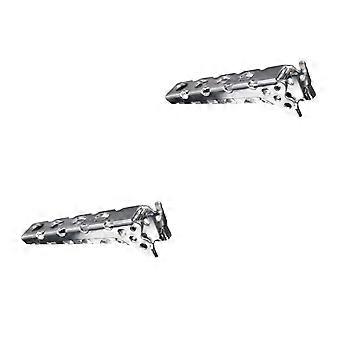 2pcs Camping Pot Gripper Aluminum Pot Handle Heat‑Safe Secure Grip for Outdoor Cooking and BBQ