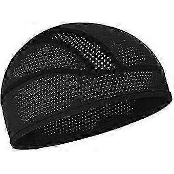 Zeg vaarwel tegen geur, zweet en jeukende sensaties Divers gebruik Zonbescherming Skull Cap Helm Liner Beanie, Cooling Mesh Cycling Running Hat voor mannen