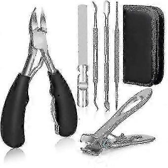 Toenail Clippers For Thick Nails And Ingrown Nails For Seniors - Stainless Steel Soft Grip Nail Clippers With Nail File