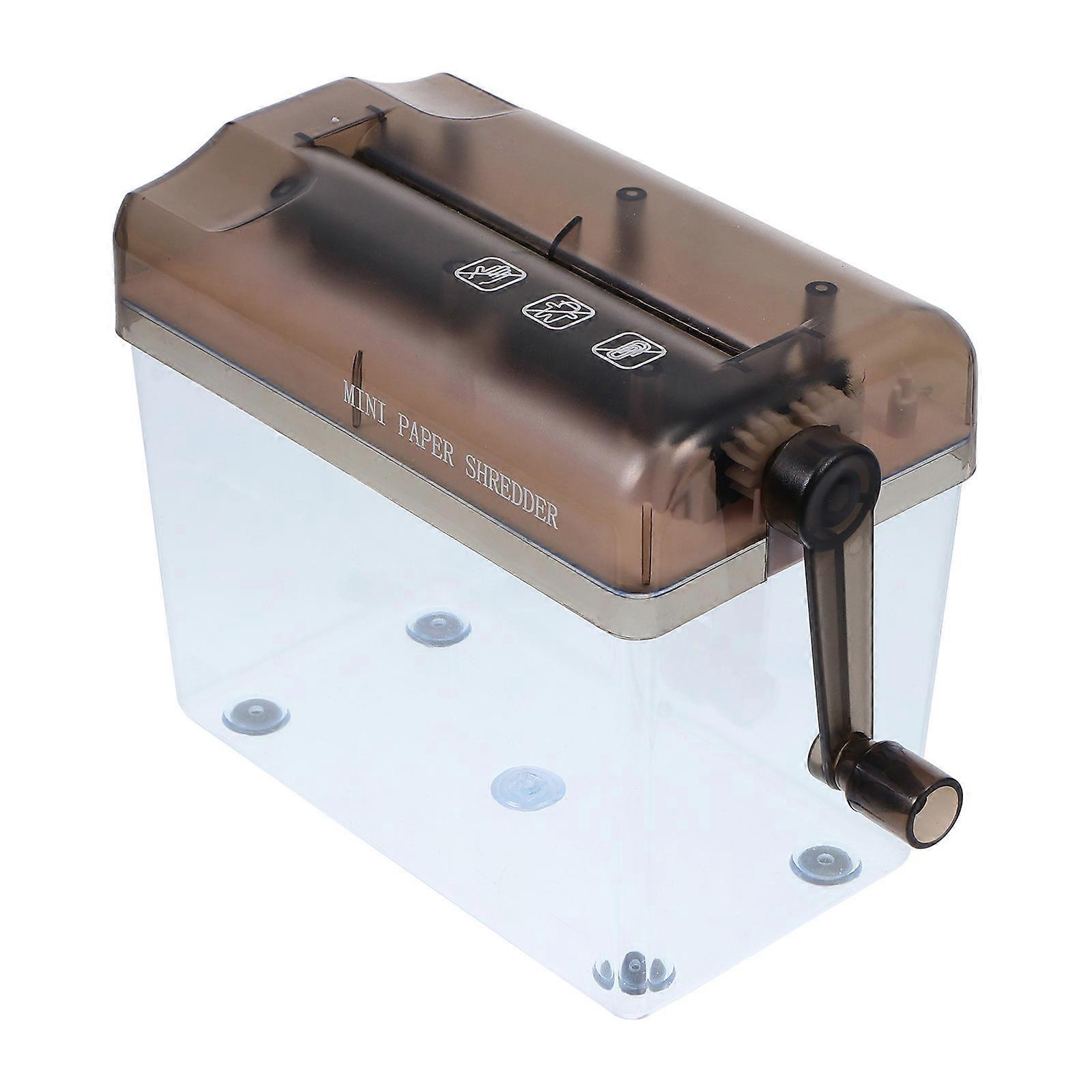 Mini Paper Shredder Machine Manual Cutter Strip Document Cutting Machine Tool