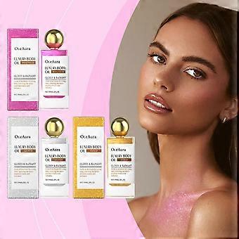Óleo de massagem diária para rosto e corpo, série Flash Body Oil 1, hidratação profunda