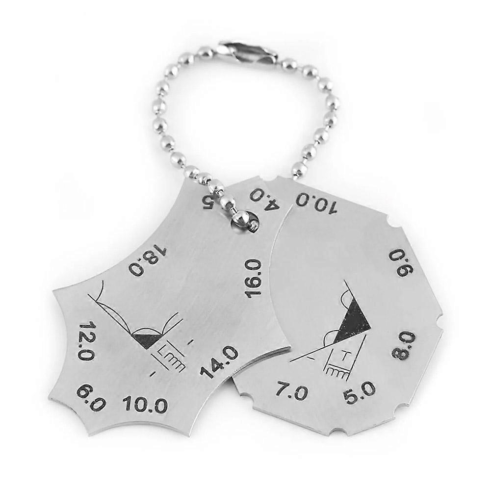 Welding Gauge Fillet Weld Gauge Set 2pcs