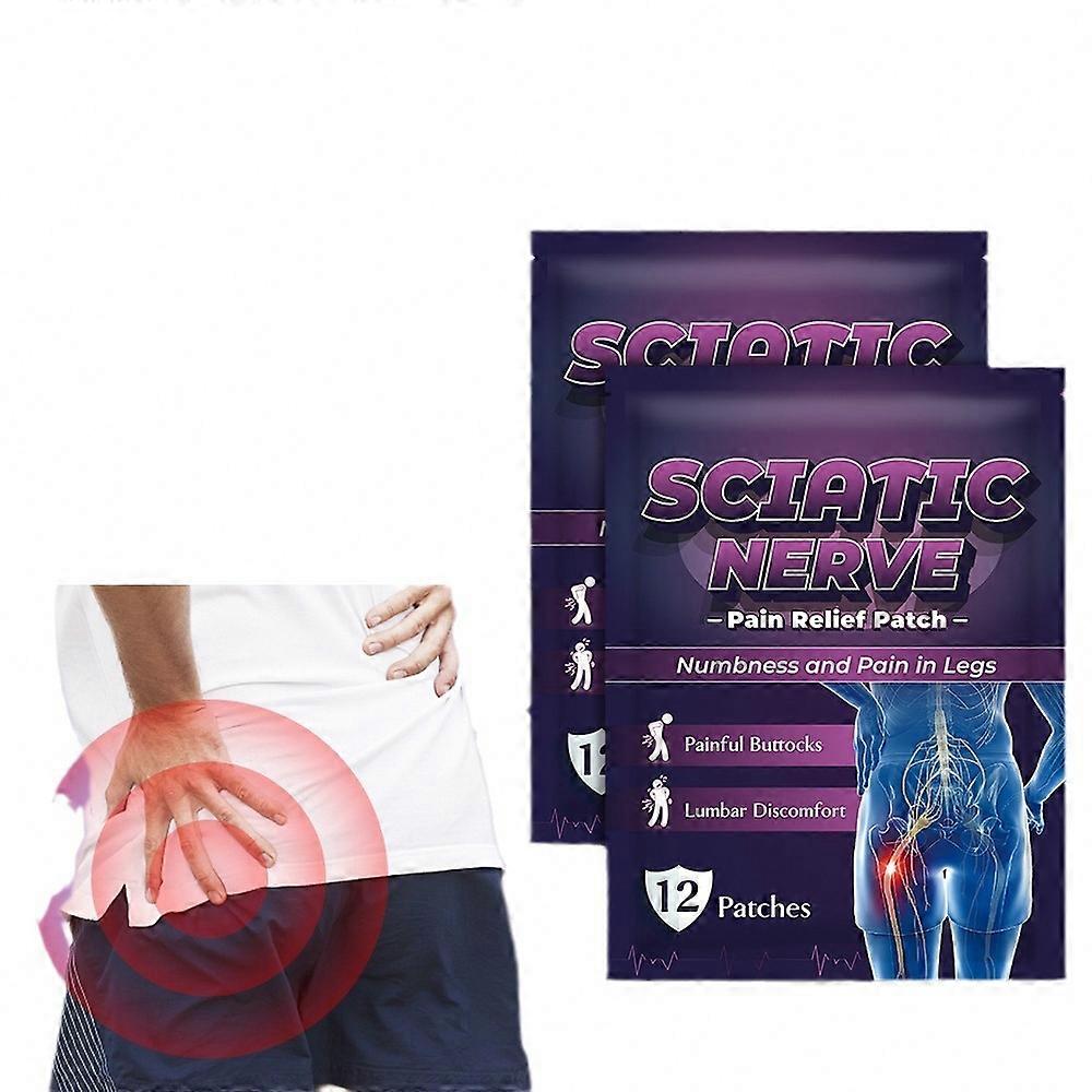 Targeted Pain Relief for Sciatica & Nerves | Heating Plaster Patch for Body Meridians