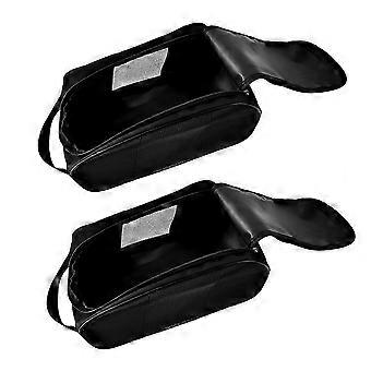 2 custodie per scarpe da golf compatibili con i viaggi, borsa sportiva con cerniera per esterni con ventilazione, custodia protettiva per scarpe