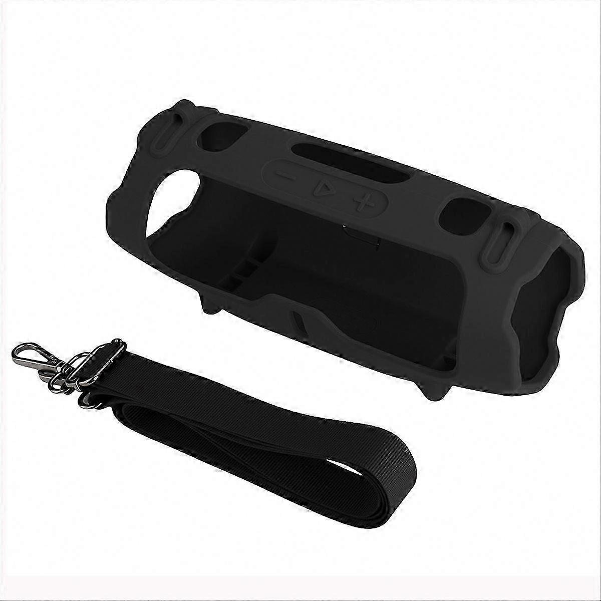 Silicone Cover Case Compatible with 6 Bluetooth Speaker, Black