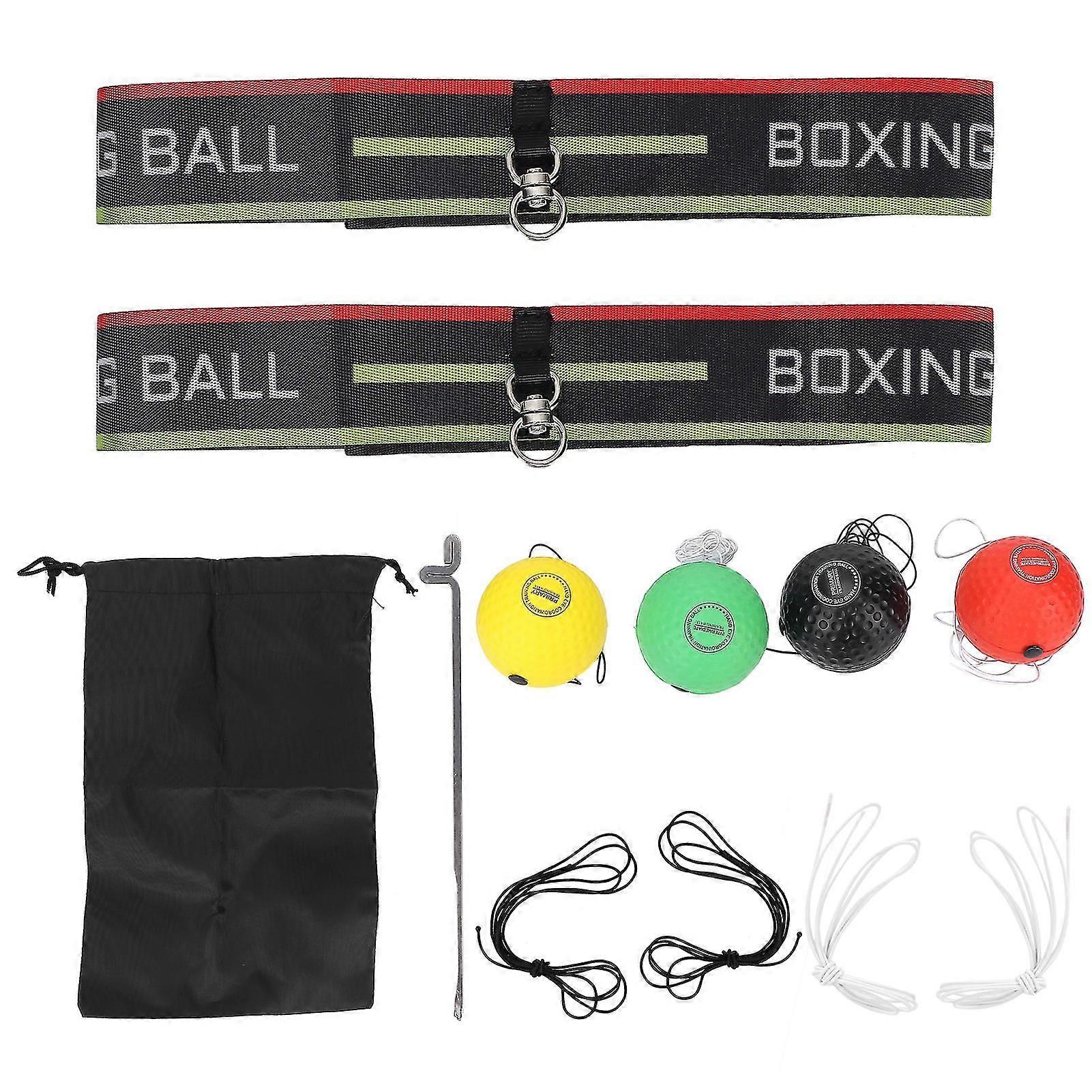 Boxing Reflex Ball for Adjustable Headband Reflex Ball Set for Hand Eye Coordination Training