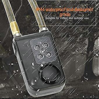 Alarm Code Lock, Smart Electronic Lock Chain 800*10mm Ip55 Waterproof With Wireless Remote Control For Motorcycle, Bicycle, To