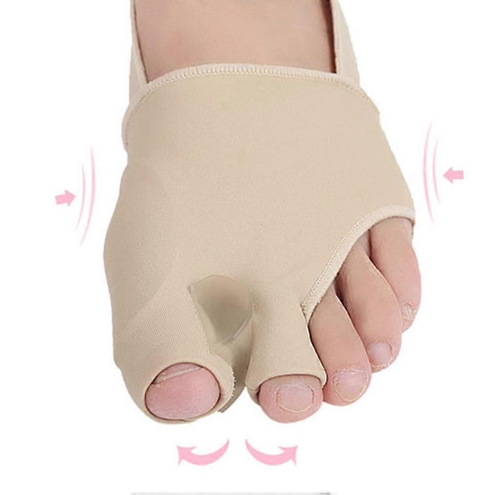 Hallux Valgus Corrector Socks Liners for Toe 1Pair Khaki