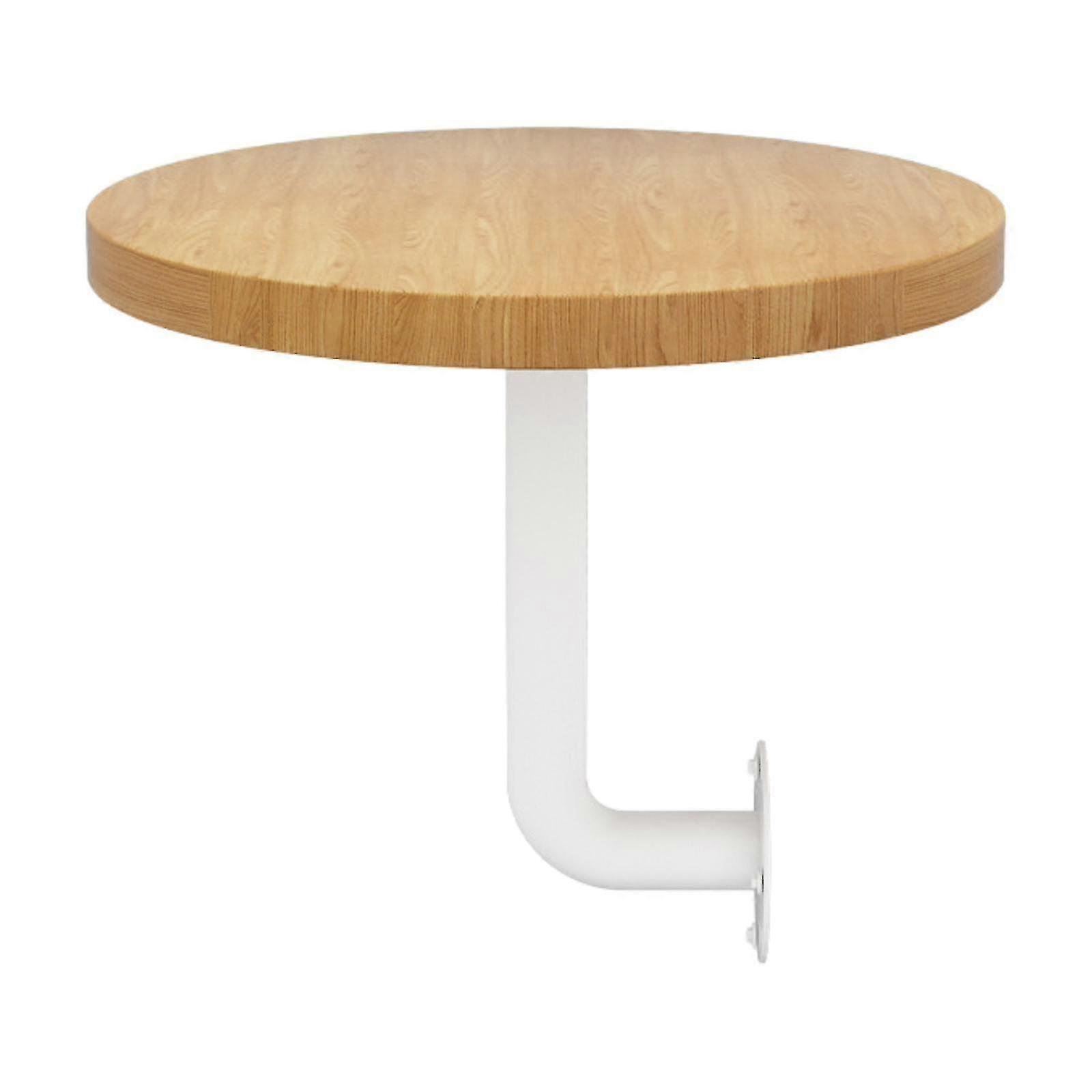 Wall Mounted Folding Table Iron Wood 40cm Multifunctional Desk Dining Table Space Saving