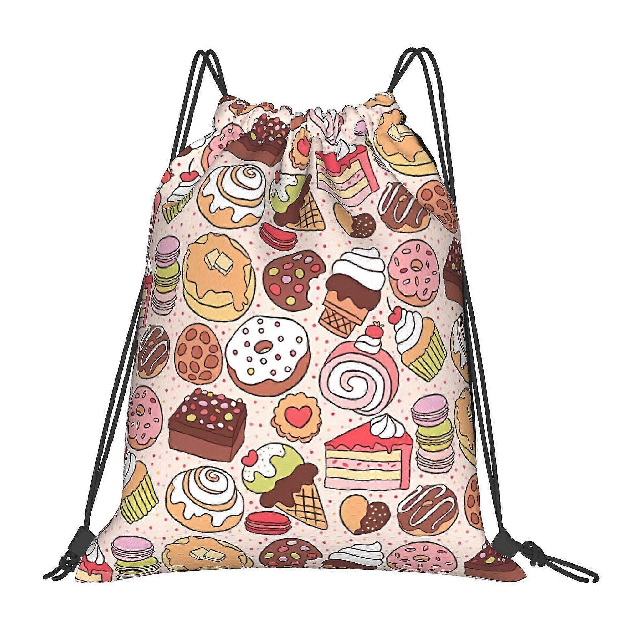 Water-Repellent Dessert Drawstring Bag