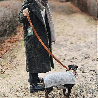 Hållare för hundbajspåse för förvaring 1 st. dispenser för husdjursbajspåsar i grön filt