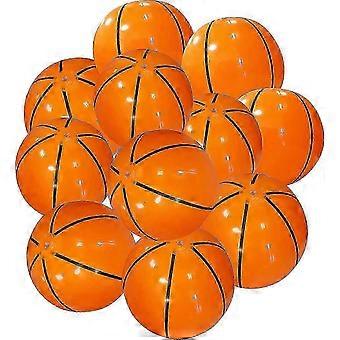 Inflatable Basketball [12-Pack] Large 20" Basketball Beach Ball (Bulk Pack) compatible with Sports DB