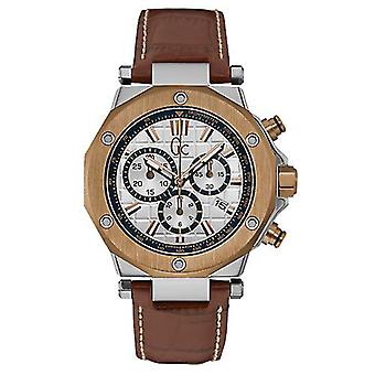 Gc watches gc-3 reloj para Hombre Analógico de Cuarzo con brazalete de Piel de vaca X72035G1S