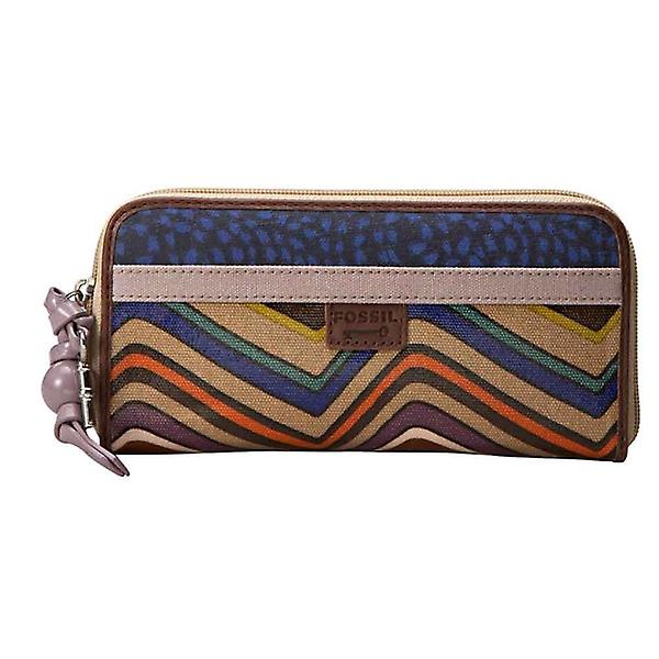 Women Fabric Add-ons SLG WOMAN KEYPER PRINT ZIP CLUTCH STRIP SL2900993