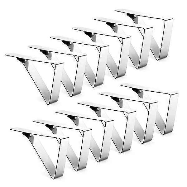 Elegant Picnic Table Cloth Clips 12-pack Solution for Setting.C4