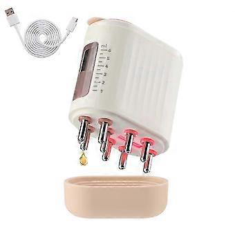 Hair Oil Applicator Microcurrent Red Light Scalp Vibration Massager IPX5 Waterproof Electric Hair-pcl3 bd8