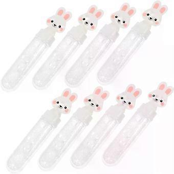 12pcs Bunny Bubble Wands Abs Animal Shaped Bubble Tubes