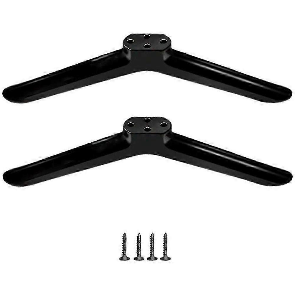 Plastic TV Base Legs with Grip Pads