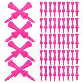 Golf Practice & Driving Range: 100Pcs PP Plastic Golf Tees, High Durability
