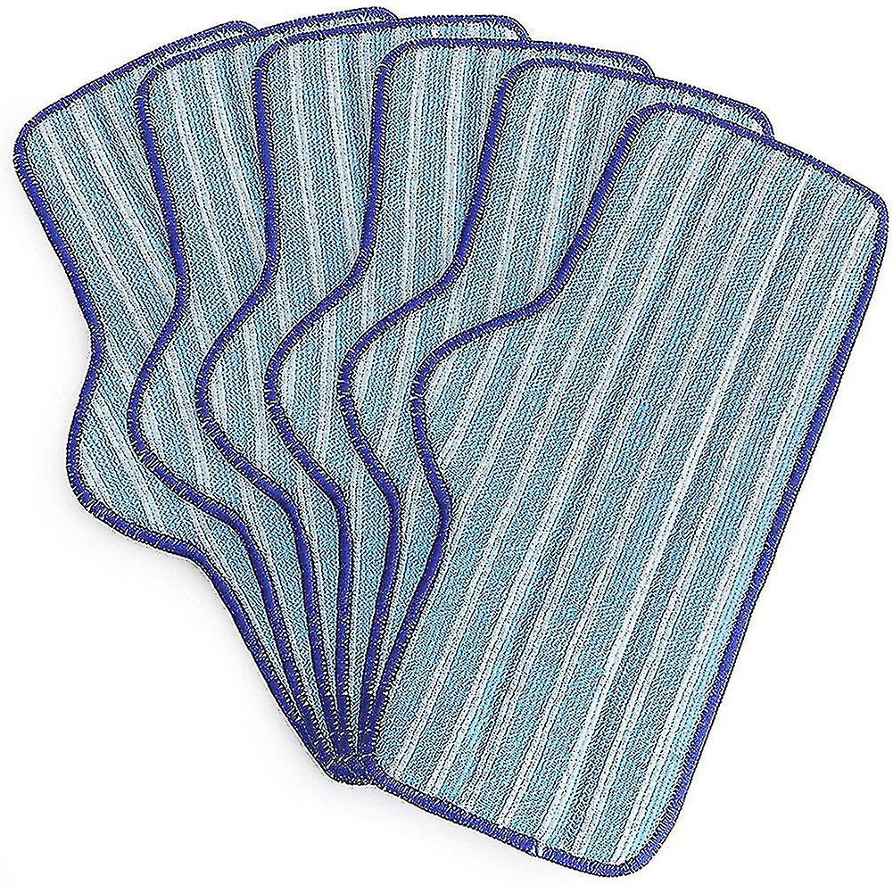6pcs Replacement Microfiber Floor Mop Pads Compatible With Neat Steam Cleaner Durable Reusable