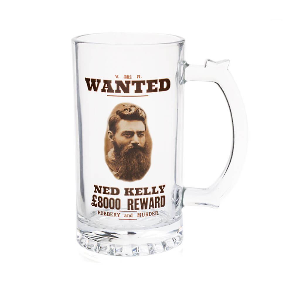 MDI Classic Ned Kelly Beer Stein Design Sturdy Handle with Thumb Rest 450mL
