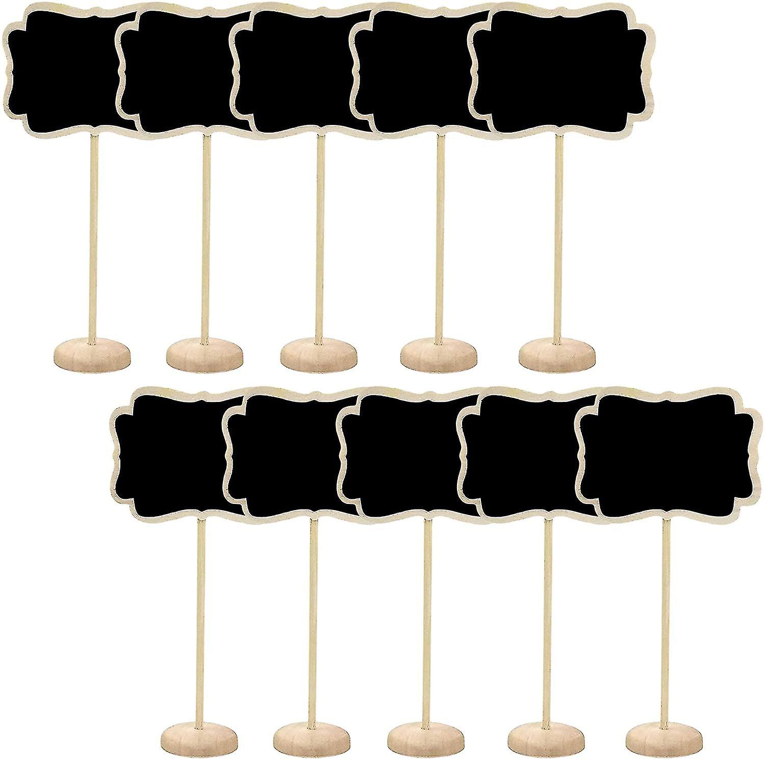 10 Pcs Mini Stand For Chalkboards Signs Hanging Blackboard Message Board,polygon