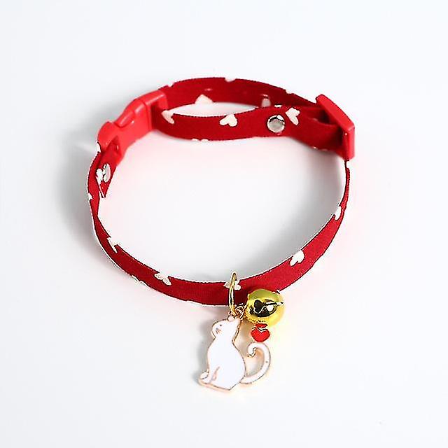 Collier pour chat avec pendentif, colliers pour chats réglables de sécurité Set XS Taille