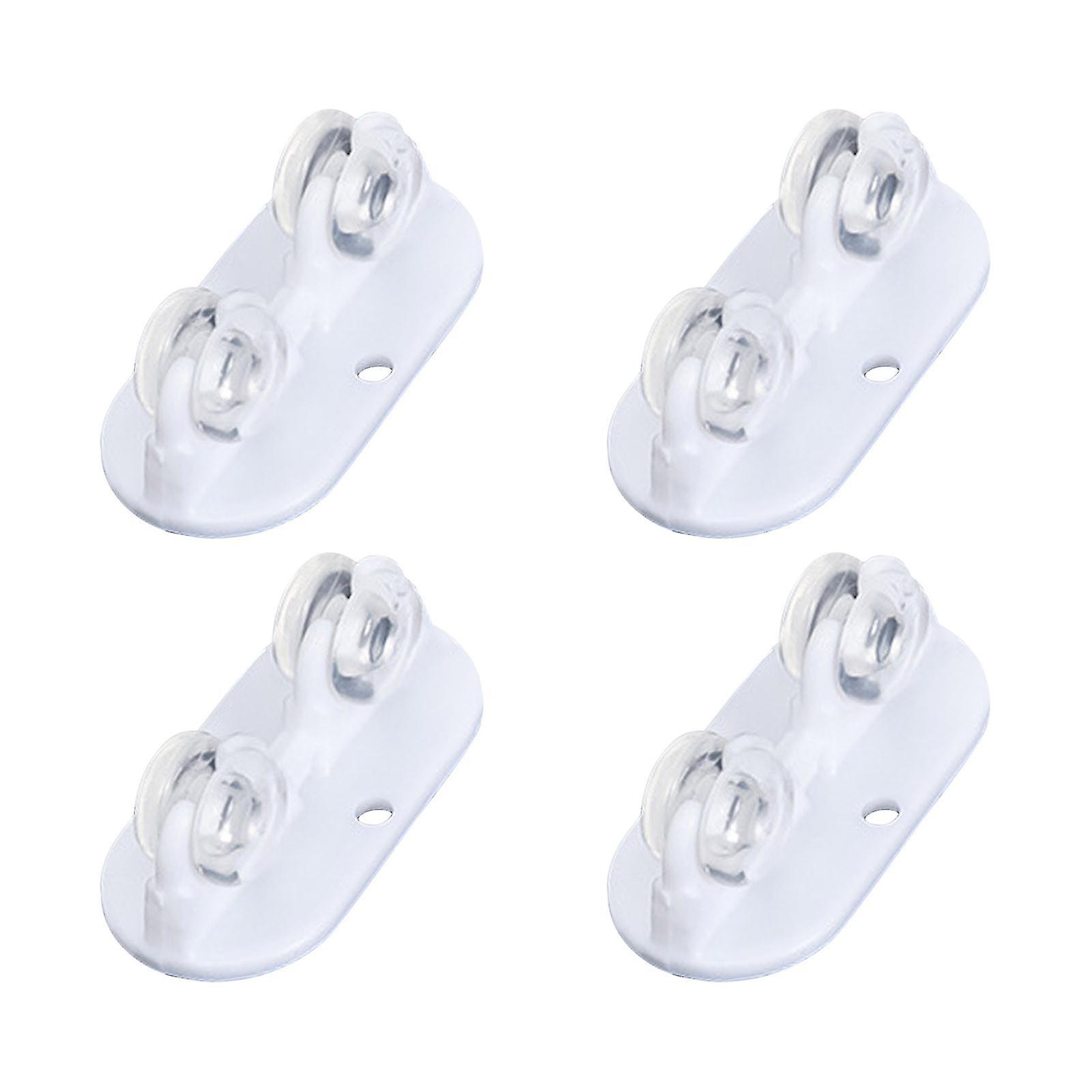 Four 8-wheel Pasted Storage Box Storage Box Moving Roller Bottom Pulley Of Garbage Can