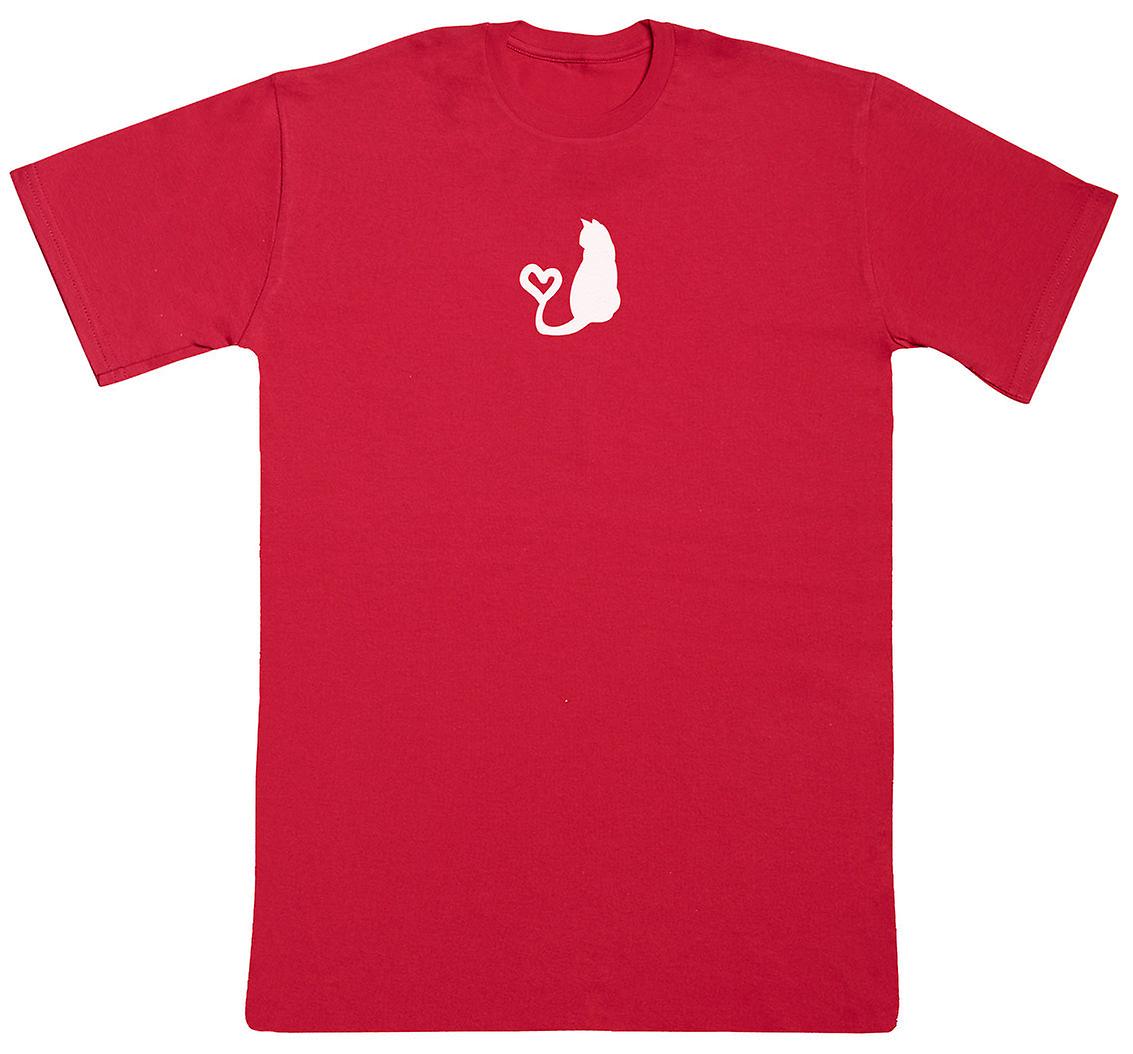 Cat Heart Tail - Kids Oversized Comfy T-shirt