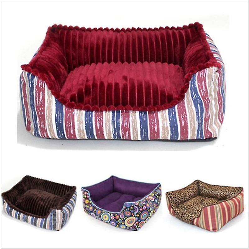 Soft Plush Rectangle Pet Bed Pet Beds