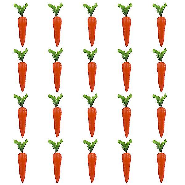 20pcs Artificial Carrot Easter Party Decoration Ornament Craft Easter Carrot
