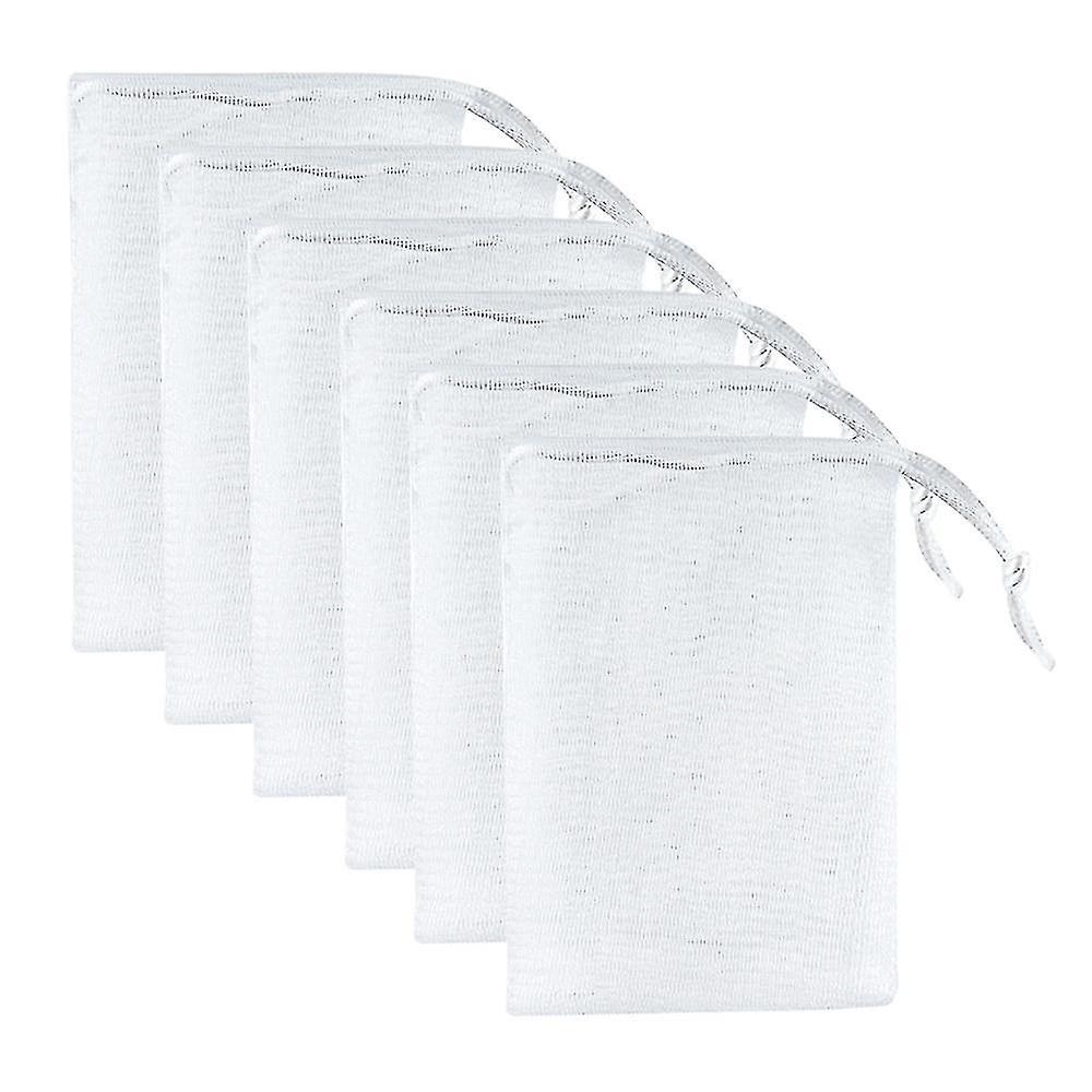 Sacchetti di sapone a rete a doppio strato Bubble Soap Foaming Net Face Cleansing