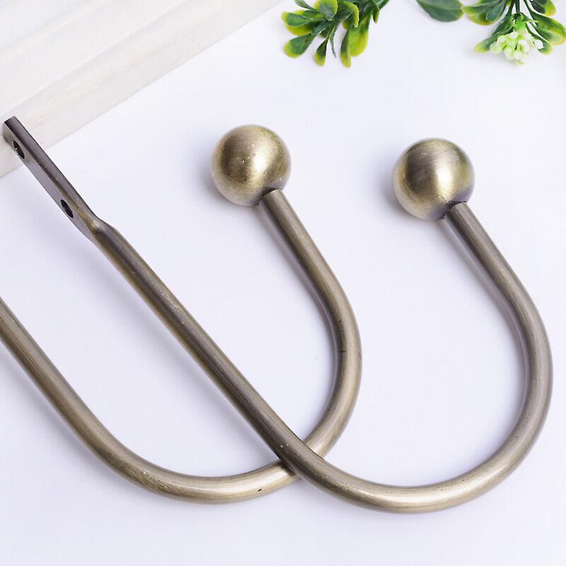 Curtain Tiebacks, Curtain Tieback U Design Hook Curtain Tiebacks Metal Curtain Tie Back Holdbacks Curtain Tiebacks 2 Pieces,