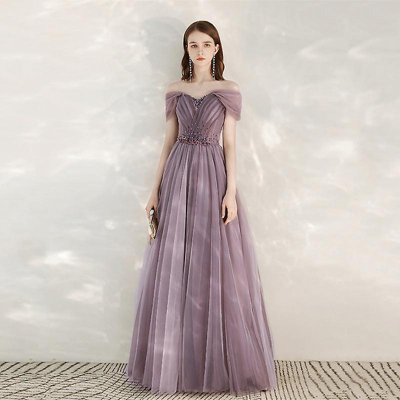 Violet Host Star Sky Toast Robe épaule à épaule