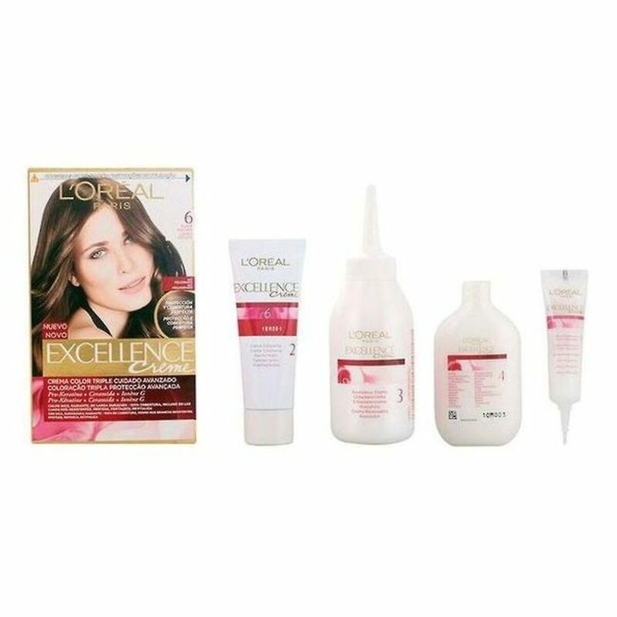 Permanent Dye Excellence L'Oreal Make Up Excellence Nº 9.0-rubio muy claro Nº 8.0-rubio claro 192 ml