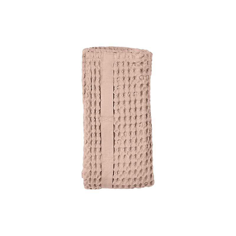 Big Waffle Hand Towel - Pale Rose